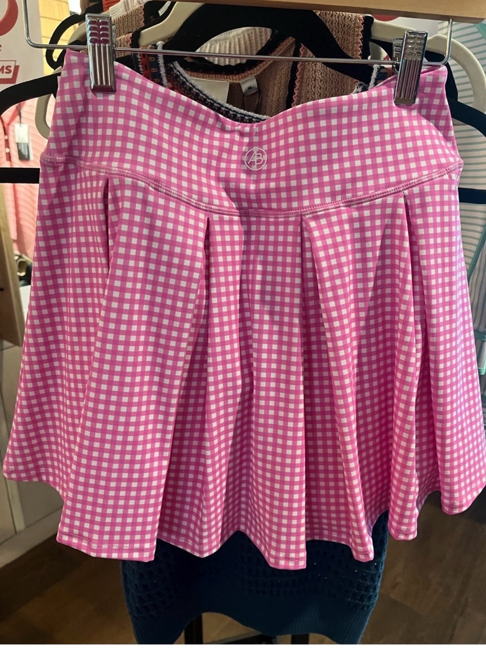 Addison bay gingham skirt